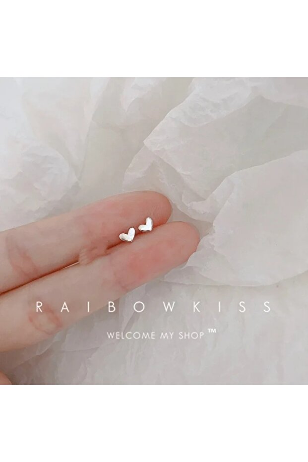 02 A Pair 925 Silver Needles Mini Stud Earrings for Women Heart Star Butterfly Dinosaur for Teens Si