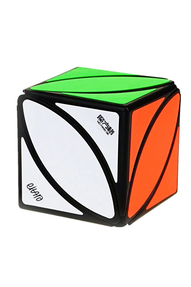 مكعب سحري سريع QIYI على شكل ورقة القيقب 3x3x3 4x4x4 5x5x5 ألغاز ملصقات سوداء مكعب سحري تعليمي