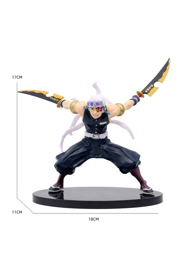 Bandai Uzui Tengen Anime Demon Slayer Kamado Tanjirou Zenitsu Figure Toys Kimetsu no Yaiba Nezuko Ka