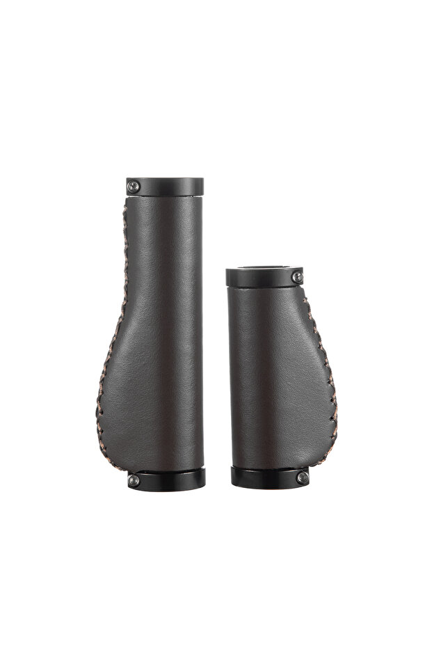 إكسسوارات مقود الدراجة LS-Black Mtb Grips PU Leather مقود دراجة معدّل