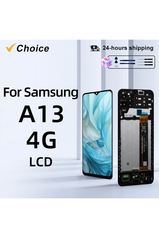 Black No frame AAA Quality 6.6" IPS LCD For A13 4G LCD A135 Display SM-A135F Touch Screen For SM-.