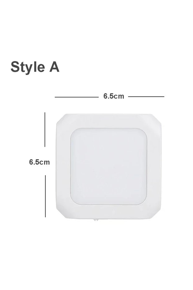 Style A AU Motion Sensor LED Night Lights EU/US/AU/UK Plug Dimmable Cabinet Light for Baby Bedside B