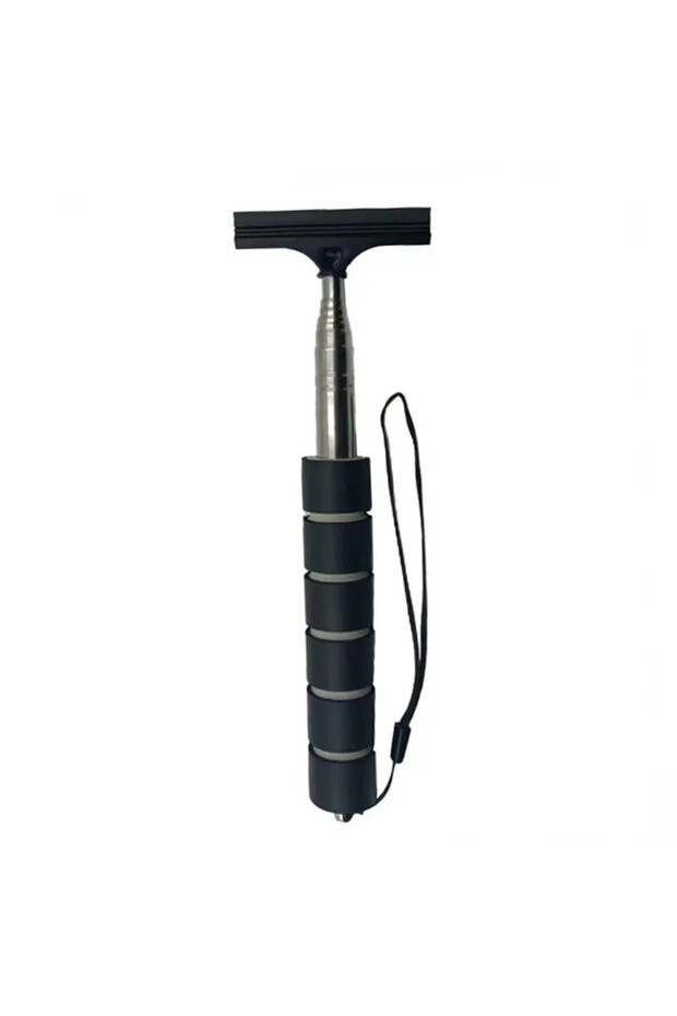 Type C Black Rearview Mirror Windscreen Wiper Retractable Portable Squeegee Cleaning Tools Parts Ca
