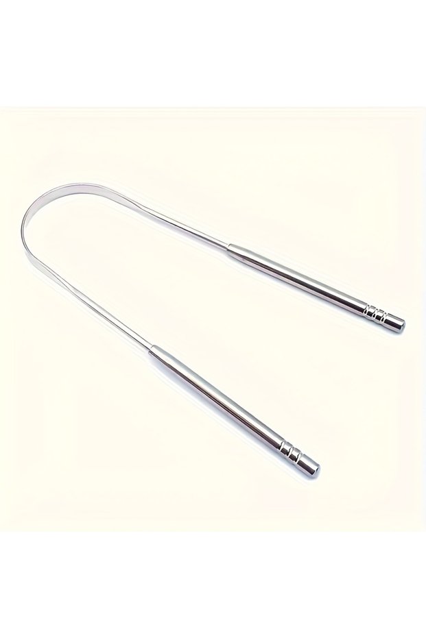 1pc 1/2pcs Stainless Steel Tongue Scraper for Adults - Oral Care Tongue Cleaner, Freshens Breath & R