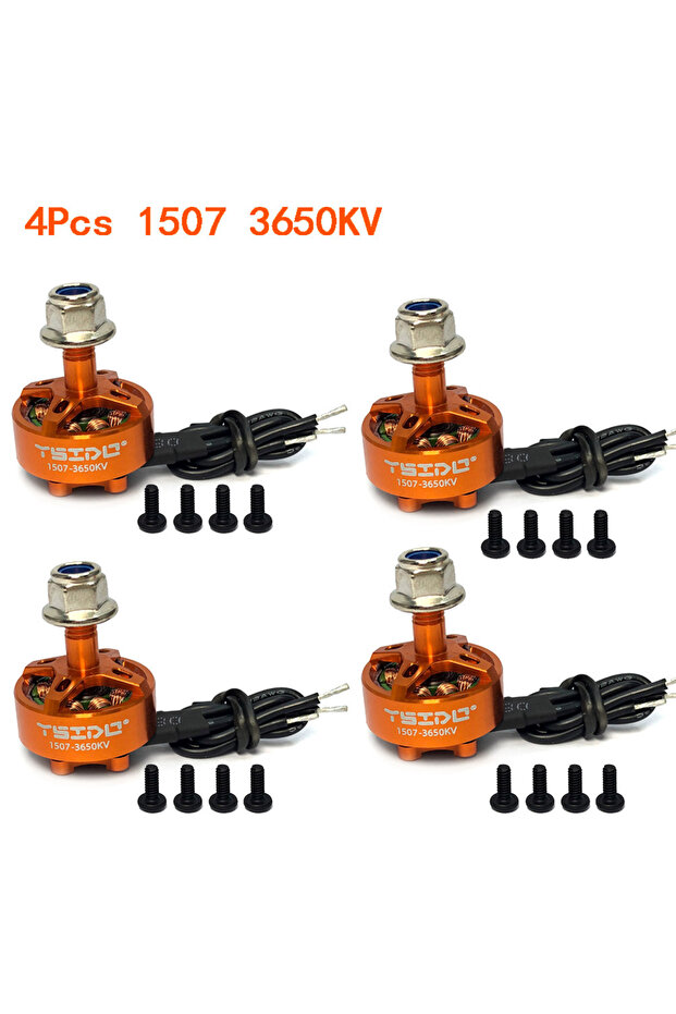 4Pcs 1507 3650KV 4Pcs /1PCS YSIDO 1507 2550KV 3650KV 3-6S Brushless Motor for Cineboy 146mm/Cloud-14