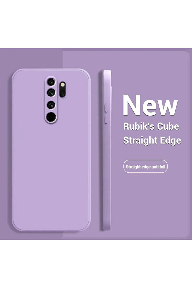 غطاء فاخر مقاوم للصدمات، رقيق، أصلي وناعم، بلون بنفسجي عشبي، لهاتف Redmi Note 8 Pro.