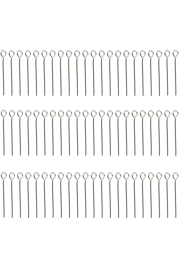 20mm silvery 200PCS 1.6 2.0 3.0 cm Mini Metal Wire Eyepins Beading Small Open Eye Head Pins Needles