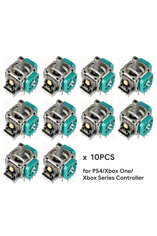 10PCS for P4 X1 XSX DATA FROG Replacement 3D Analog Joystick For PS5/PS4/Switch Pro/Xbox One Control