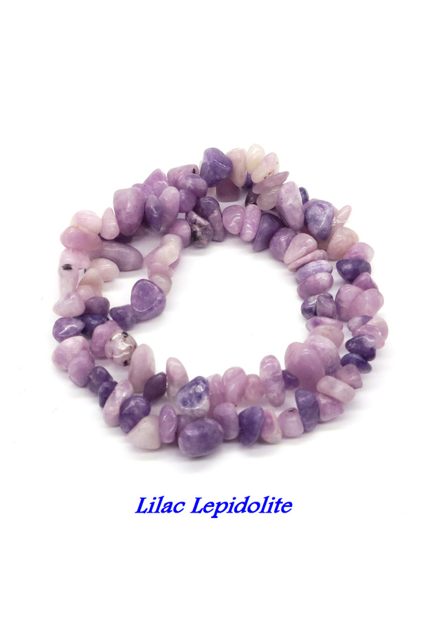 16inch (5-8mm) Lilac Lepidolite Irregular Natural Gravel Red Floating Agate Loose Chips Crystal Bead