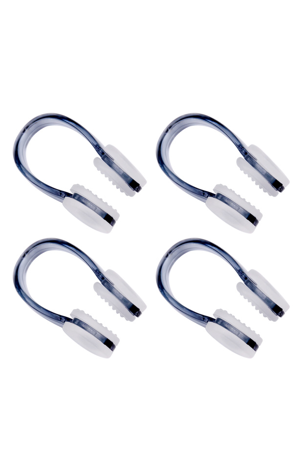 black 4PCS Small Size Silicone Soft Swimming Nose Clip Swim Earplug Pool Waterproof Earplug Suit Ac