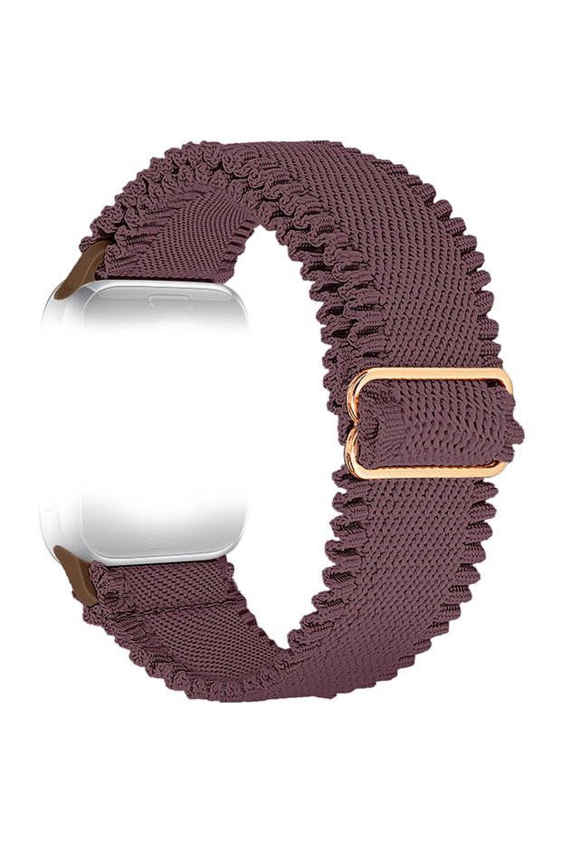 44 45 46 49mm S3 2 1 Deep Pink Lace Nylon Watch Band Compatible with Watch 38mm 40mm，Stretchy Solo