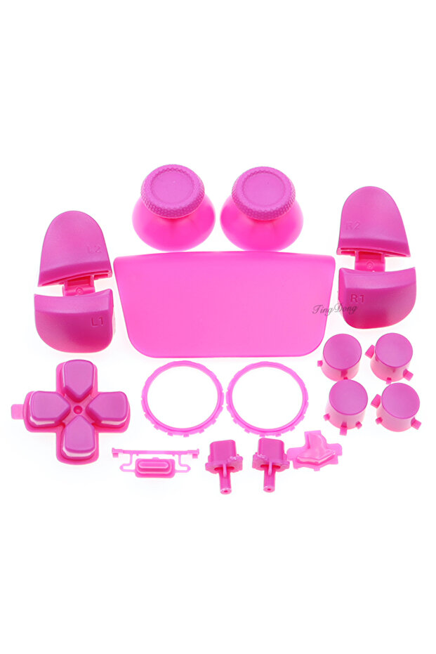 rose red Full Set For PS5 V3.0 BDM-030 Controller Joysticks Cap L1 R1 L2 R2 Trigger Key Direction Ac