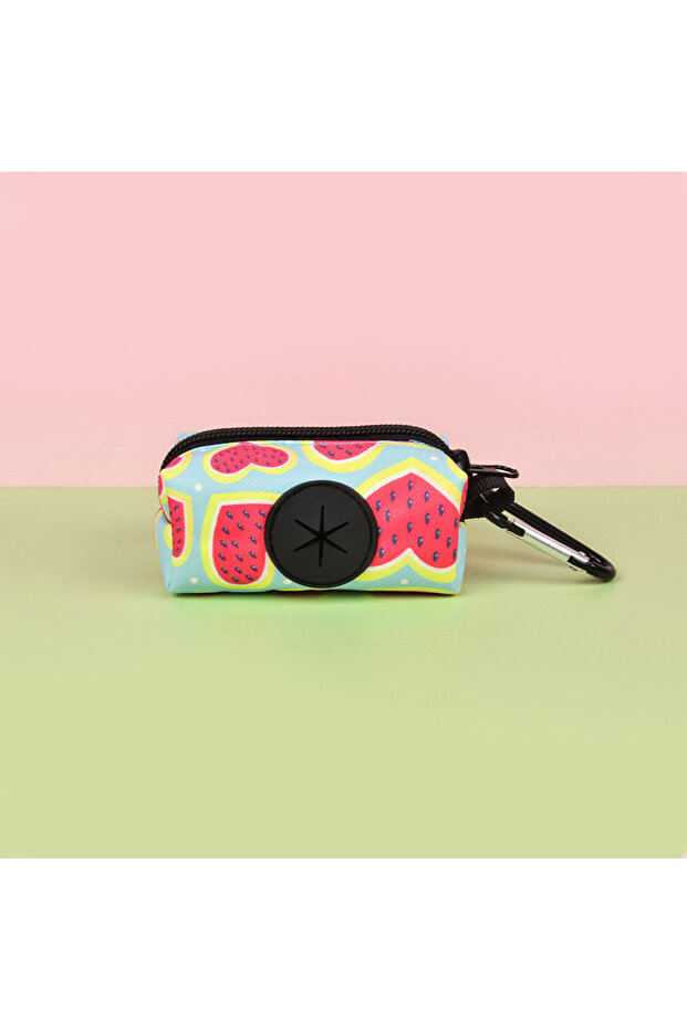 L Green Watermelon 1pcs/2pcs Cute Pet Poop Bags with Funny Prints, Easy to Clean When Walking Your D