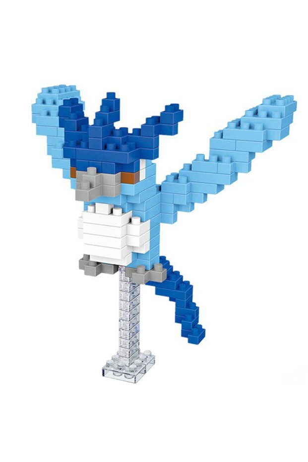 NO BOX 290 DIY Pokemon Blocks Small Cartoon Mini Building Block Pikachu Charizard Eevee Mewtwo Anime
