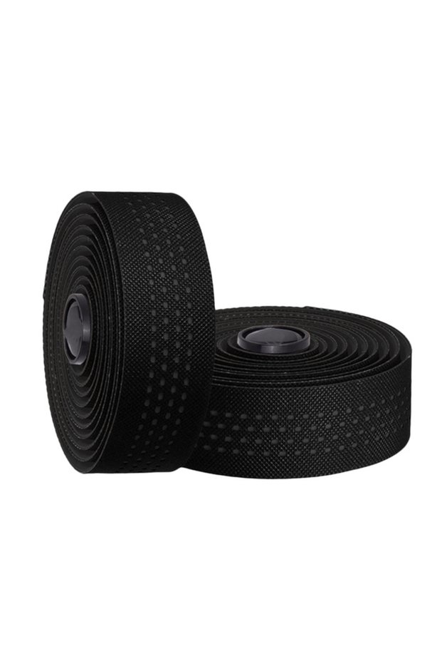 black 1pair Perforated Breathable Handlebar Tapes Non-slip Road Bike Bar Tape EVA/PU Soft Anti-Vibra