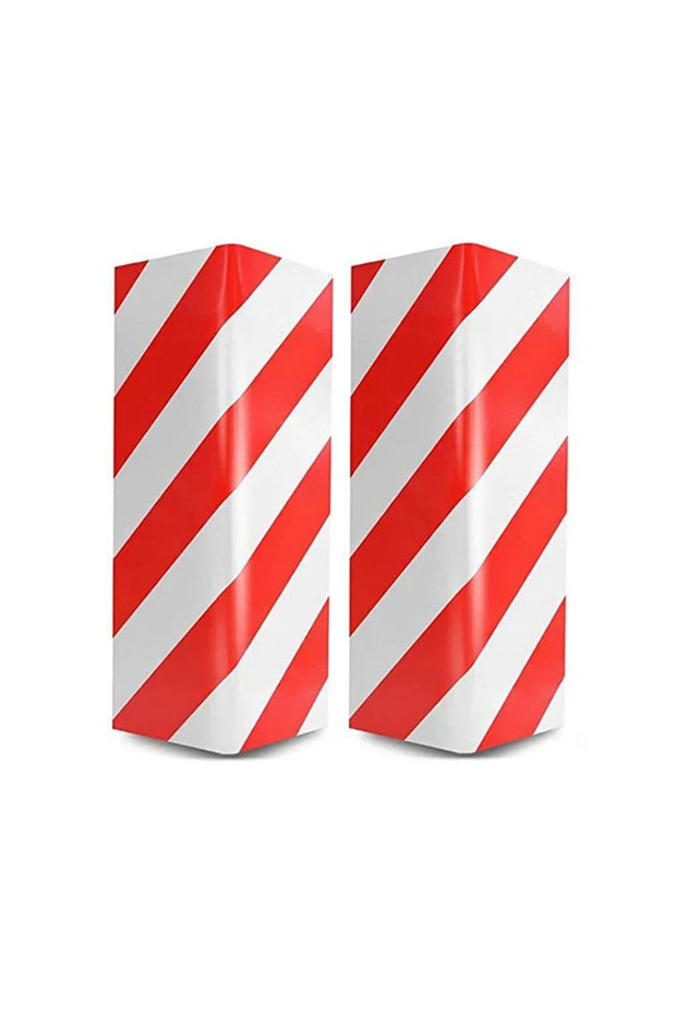 2PCS Red 4PCS Garage Wall Protector Foam Edge Corner Cars Anti-collision Sticker Garage Columns Anti
