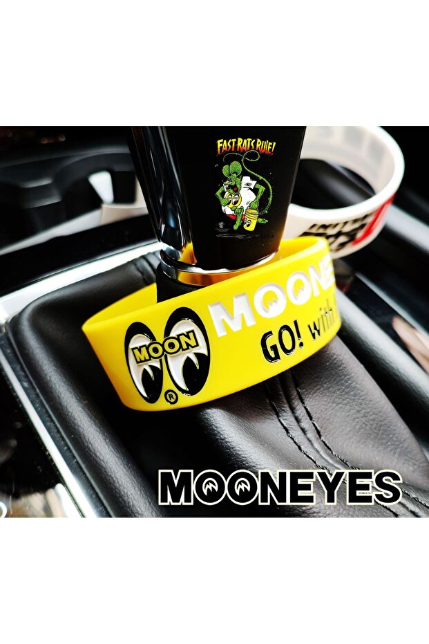 D Mooneyes Big Eyes Car Gear Shift Kit Initial D Wristband Kumamoto Bear Bracelet Gear Lever Decora.