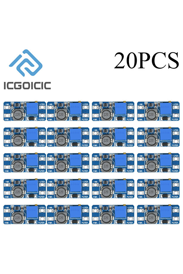 MT3608 10pcs 5/10Pcs MT3608 DC-DC TYPE-C Micro Adjustable Boost Module 2A DC DC Power Step Up Conver