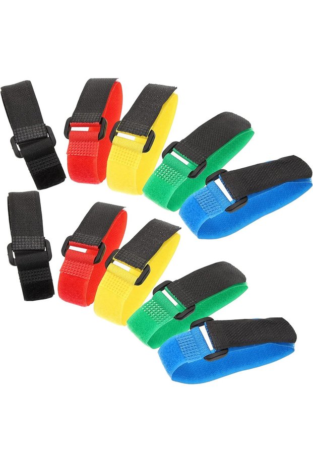 10PCs 10/20PCs Fishing Rod Tie Strap - Hook & Loop Suspender Fastener for Outdoor Fishing Tools 7.87