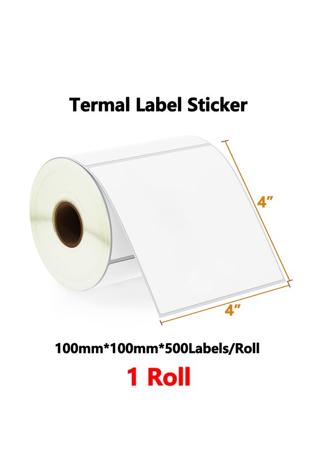 100x100mmx500PCS 700pcs/Roll 40*20/40*30/50*30mm Print Supplies Thermal Label Sticker Paper Waterpro