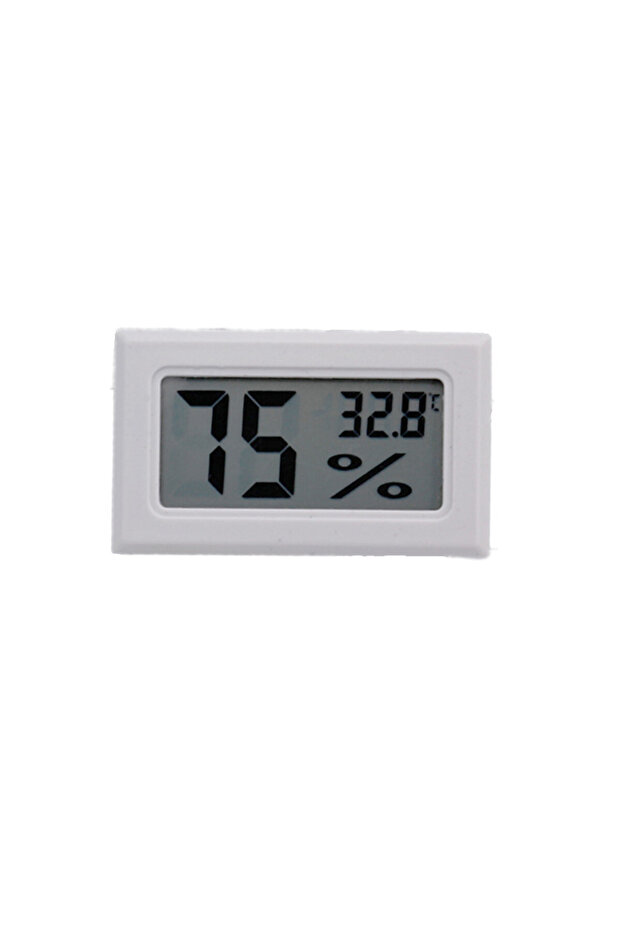 A White 10 Pcs Mini Digital Thermometer Hygrometer Sensor Temperature Indoor Convenient Temperature