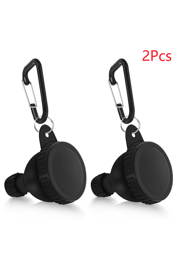 2Pcs 50ml Protein Powder Funnel with Carabiner Portable Protein Powder Travel Container to Go, Wate