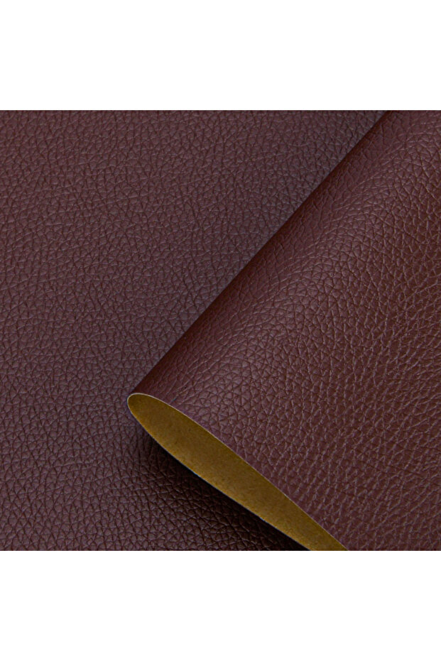 50x137cm Brown Self Adhesive Fix Patch Sticker Household Sofa PU Leather Repair Sticker Subsidies Fu