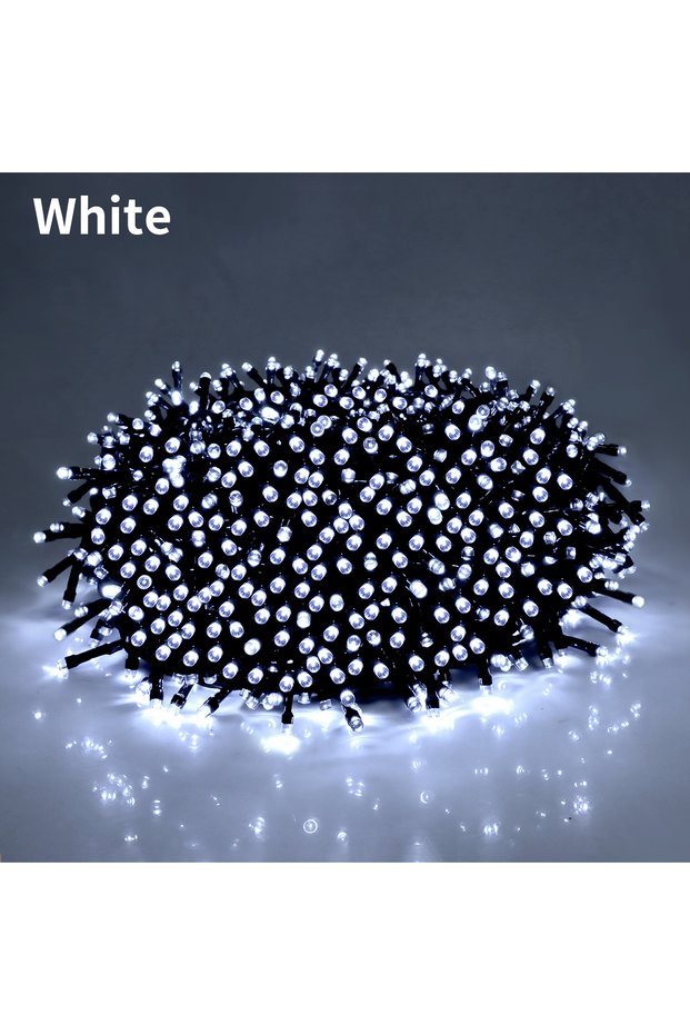 20M 200LEDs WHITE 100M 1000 LEDs Fast Charge Solar Led Fairy Light Led Waterproof Outdoor String Lig
