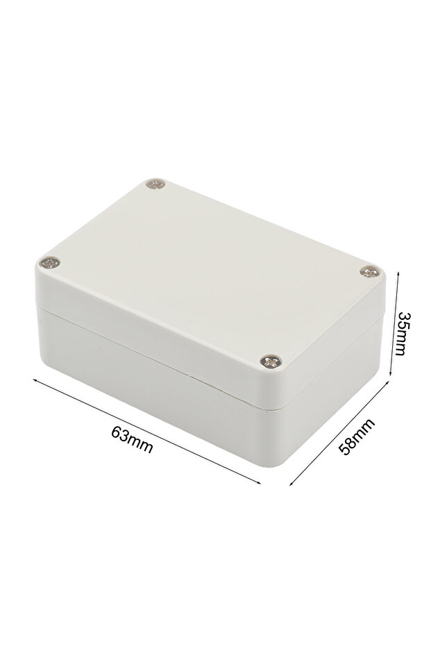 83x58x33mm ABS Plastic Electronics Project Box Storage Case Waterproof Junction Box With Screws In