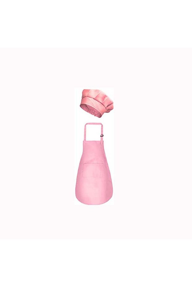 M Pink Cheap Wholesale Children Adult Parent-child Chef Apron Painting Cooking Class Suit Apron and