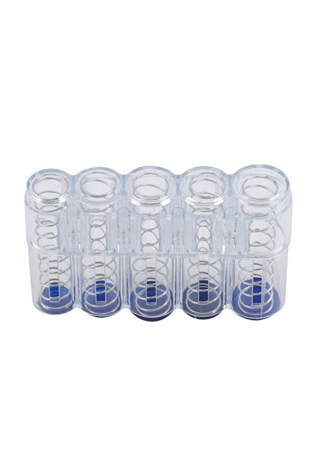 Clear Transparent Plastic Storage Coins Purse Storage Box Euro Coin Dispenser Coin Holder Case High