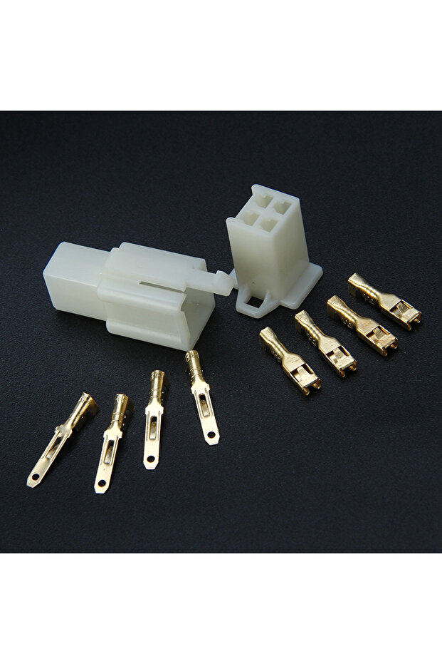 2 sets 4P 2/5/10 Sets 2.8mm Electrical Wire Connectors Kit Male Female Cable Terminal Plug for Cars