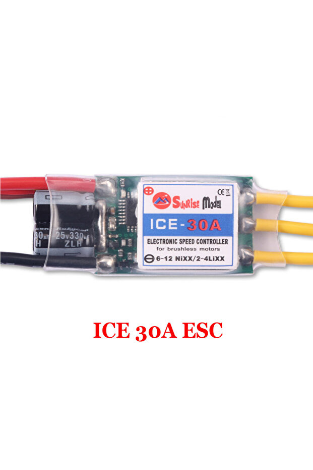 ICE 30A ESC SunriseModel ICE 2-6S Helicopter Airplane Brushless ESC with BEC Output 18A 30A 40A 45A