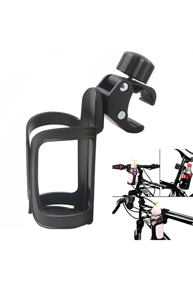 black 1pc 1pc Multipurpose Bike Water Bottle Rack Quick Release Hanging Cup Holder for Bicycles Easy