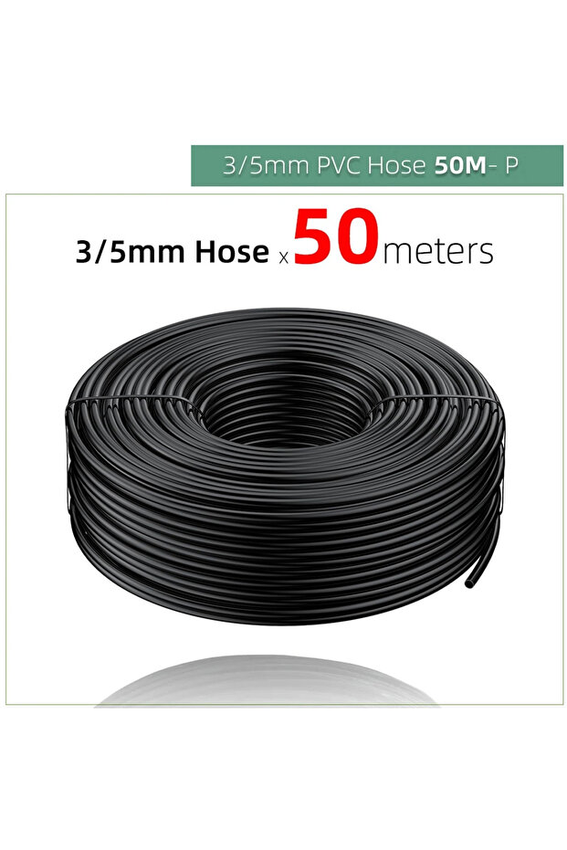 نظام ري بالتنقيط 35hose 50m 100-10M 4/2-Way 8L Drip Arrow مع جهاز إرسال ورشاشات ري