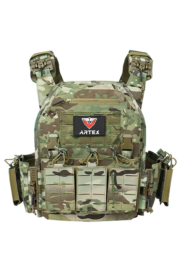 Beige Ranger Green Plate Carrier Tactico Vest With Quick Release Security Molle Chaleco Tactico Band
