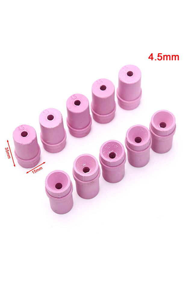 4.5mm 10Pcs Ceramic Sandblast Nozzle Air Sandblaster Tips For Pneumatic Blasting Tools