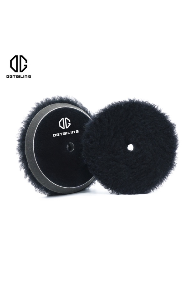 2pc 3 Inch Backer black heavy cut DETAILING Car Polishing Pad Wool Buffing Pads Waxing Polishing Dis