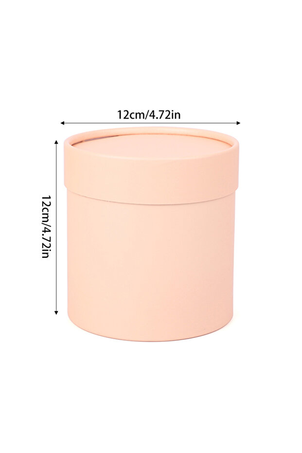 champagne Round Flowers Box Gift Packaging Paper Box For Wedding Rose Bouquet Storage Decoration Bir