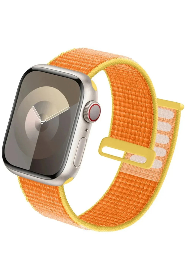 42mm-44mm-45mm-49mm canary yellow 40 Nylon loop Strap For Apple Watch Bands 49mm Ultra2 44mm 40mm 45