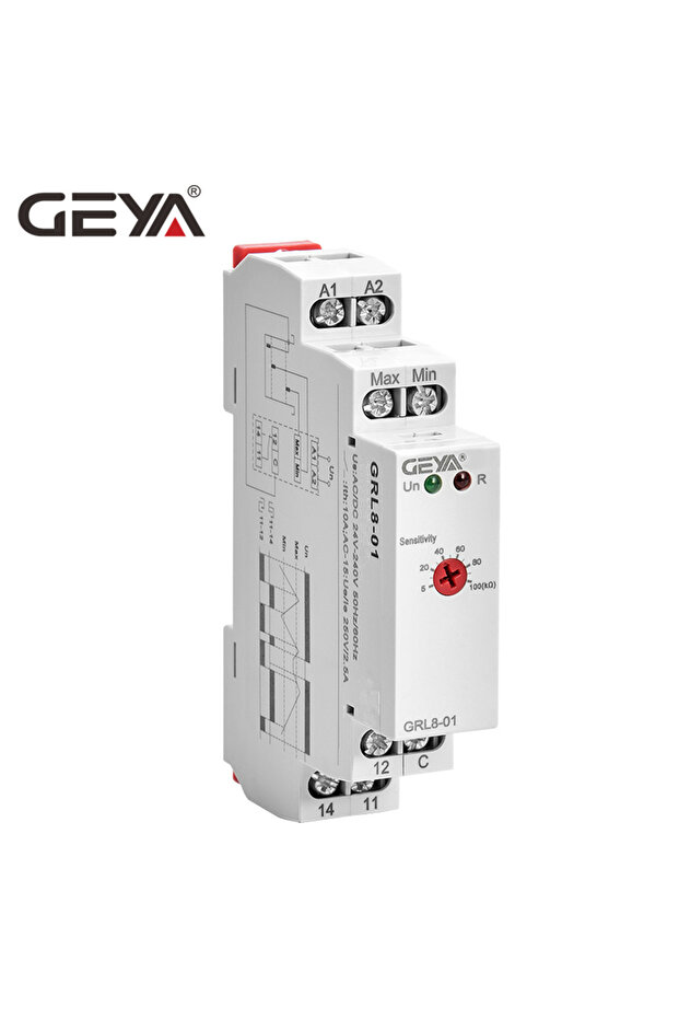 GRL8-01 No Sensor GEYA GRL8 Liquid Level Control Relay Electronic Liquid Level Controller 10A AC/DC