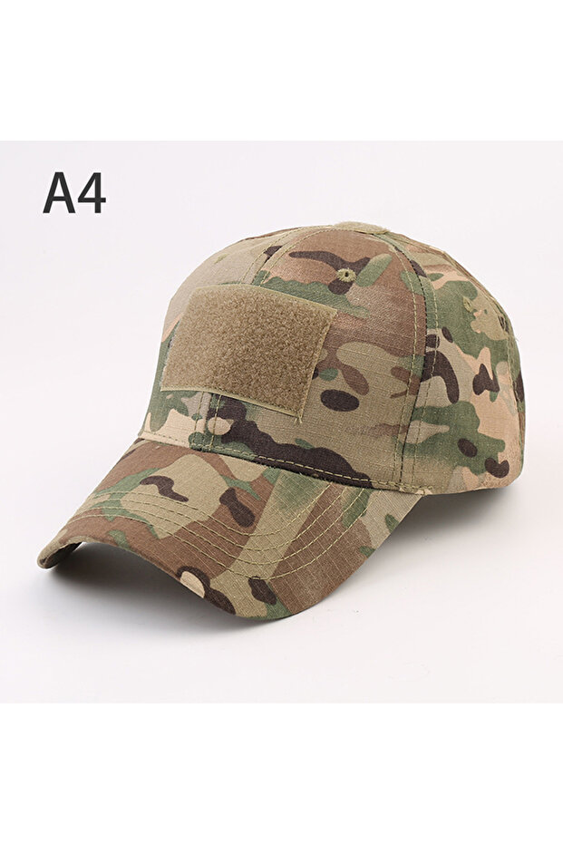 A4 1pc Baseball Caps Camouflage Tactical Outdoor Soldier Combat Paintball Adjustable Hat Summer Snap