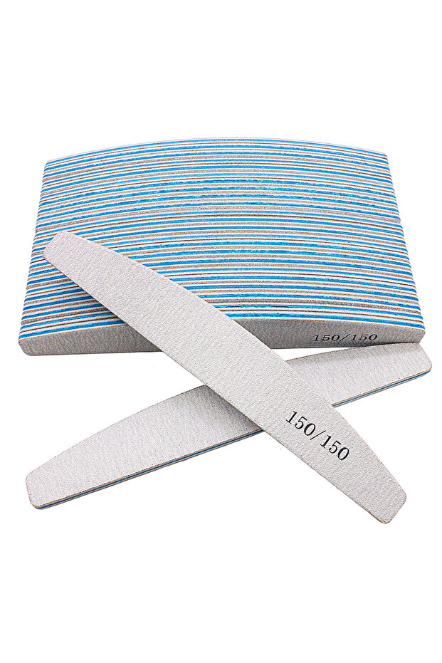 25pcs Grit 150 5/10/25Pcs Professional Nail File 80 to 240 Sandpaper Strong Thick Nail Files Sanding
