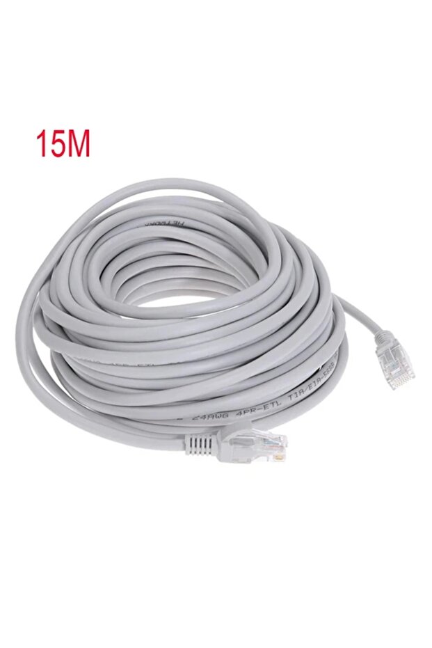 15M Cable Ethernet De Alta Velocidad Cat5e RJ45 Cable De Red LAN Enrutador De Ordenador Patch Cord ,
