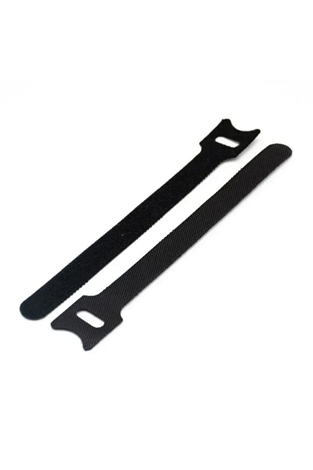 black Reusable Hook and Loop Cable Ties Fastening Straps Multi-Purpose Wire Organizers for Computer/