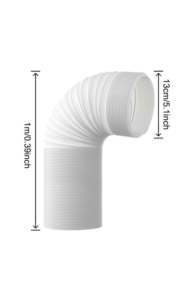 15x100cm 150/130MM Vent Hose Duct Outlet Flexible Mobile Air Conditioning Accessories Telescopic Hea