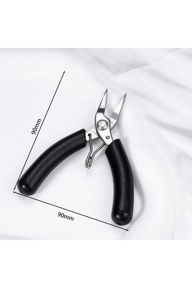 Needle nose pliers Stainless Steel Mini Needle Nose Pliers Curved Nose Pliers Jewelry Making Hand To