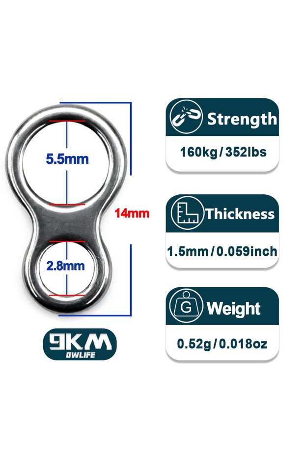 20 Pcs S 14mm 160kg 20~100Pcs Fishing Solid Ring Stainless Steel Sea Fishing Lures Connectors Jiggi
