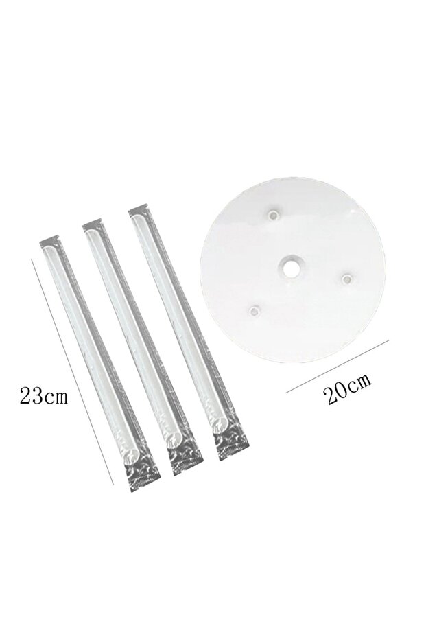 10 inches Multi-Layer Cake Support Frame Practical Stands Mold Round Dessert Support Spacer Piling B