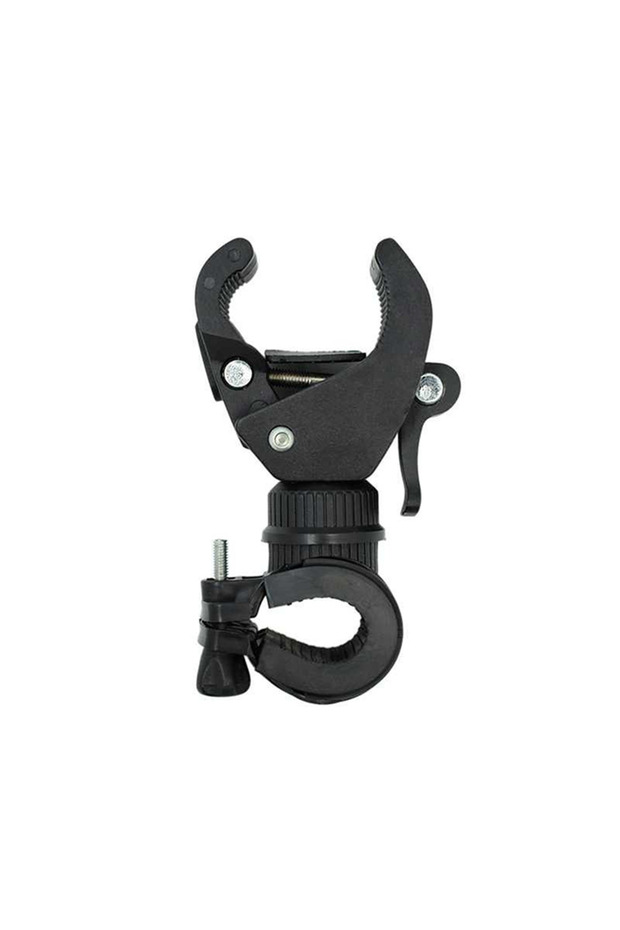 Black 360 Degree Rotatable Bike Light Bracket MTB Road Bike LED Flashlight Mount Holder Universal Fl
